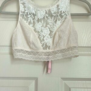 Victoria's Secret High Neck Lace Bralette